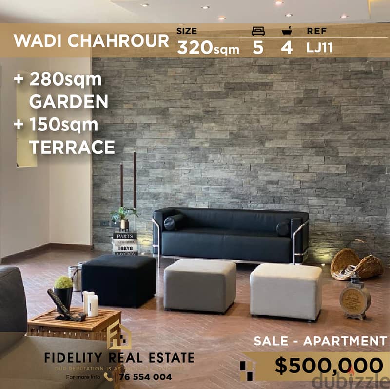 Apartment for sale in Wadi Chahrour LJ11 شقة للبيع بوادي شحرور 0