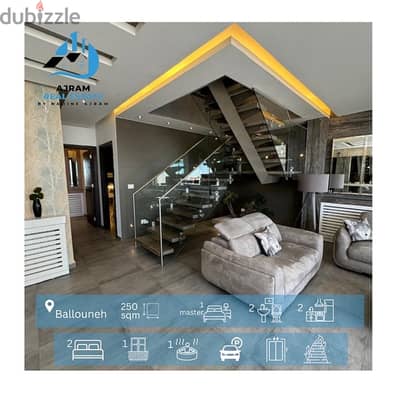 Duplex for sale in ballouneh    دوبلكس للبيع في بلونه