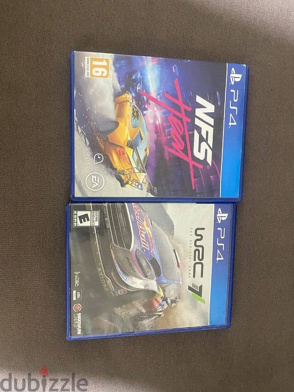 g29 + shifter + cd need for speed and cd WRC7 4