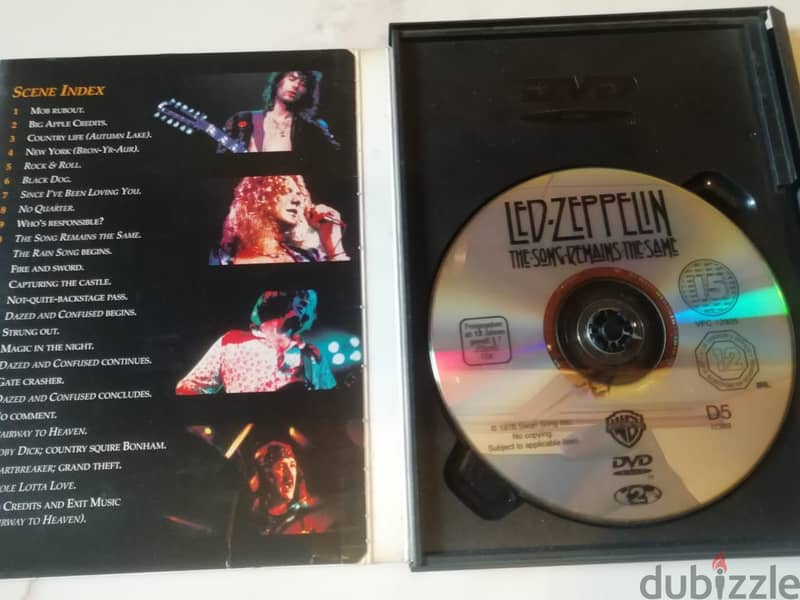 Led Zeppelin "The song remains the same" DVD 1