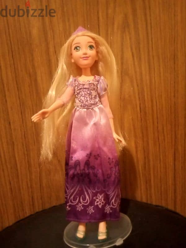 Princess RAPUNZEL Disney TANGLED Hasbro Great doll +Crown+Shoes=18$ 0