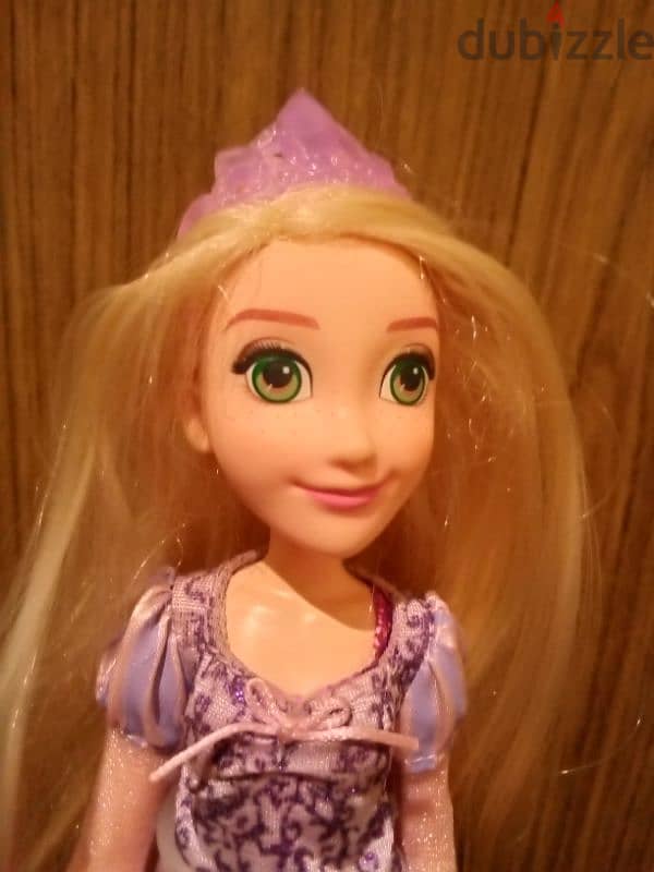 Princess RAPUNZEL Disney TANGLED Hasbro Great doll +Crown+Shoes=18$ 3