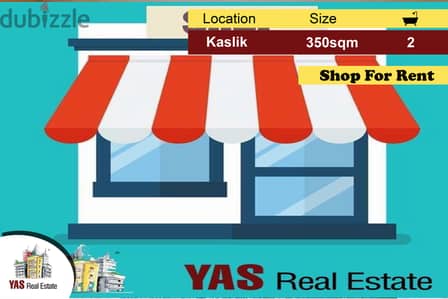 Kaslik 350m2 | Rent | Shop | Prime Location | Perfect Investment | EH