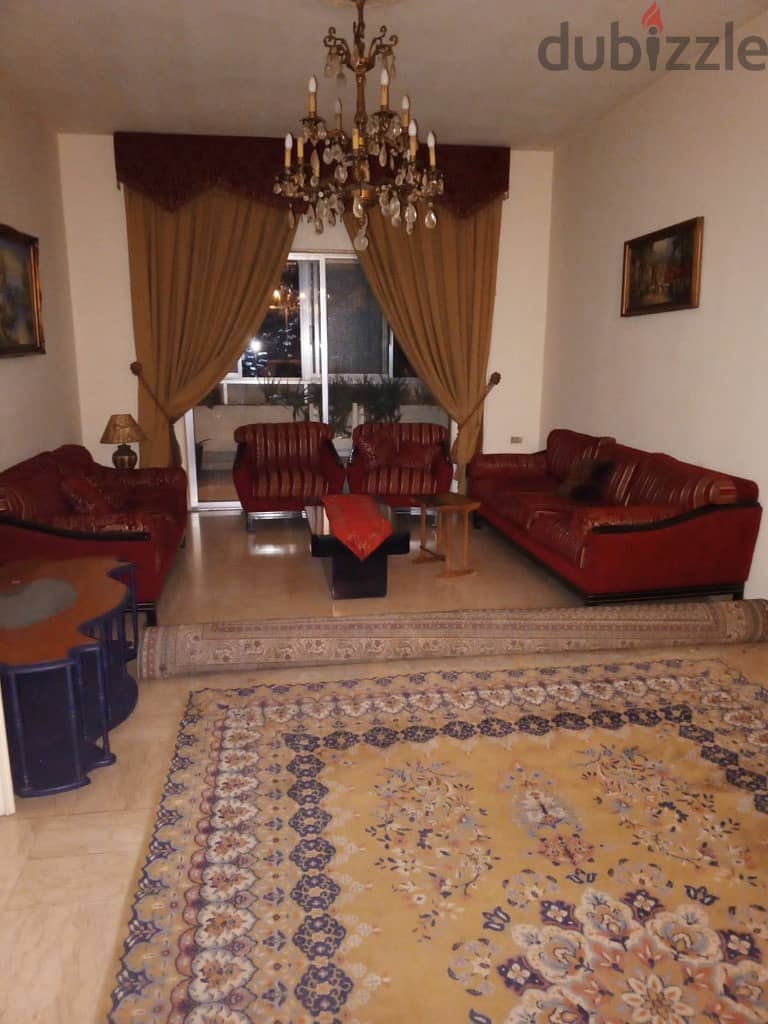 200 Sqm | Fully furnished apartment for rent in Antelias 0