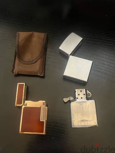 S. T dupont & Zippo original antique lighter  قداحة دوبون