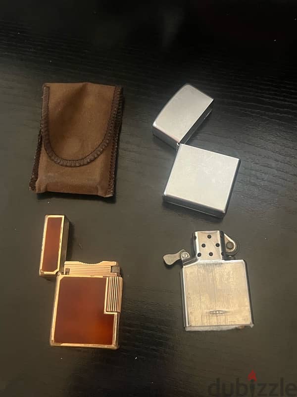 S. T dupont & Zippo original antique lighter  قداحة دوبون 0