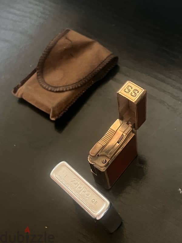 S. T dupont & Zippo original antique lighter  قداحة دوبون 2