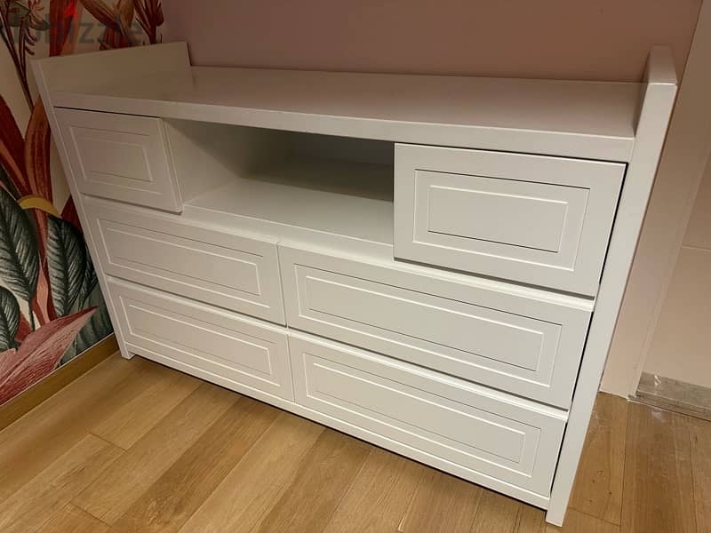 bedroom dresser wide for clothes or toy storage 0