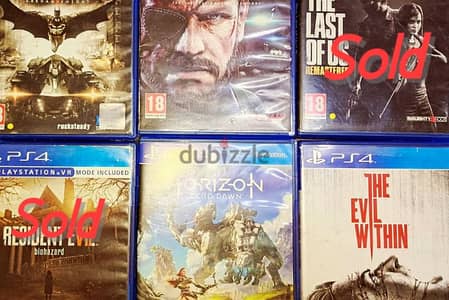 ps4 games for sale or trade