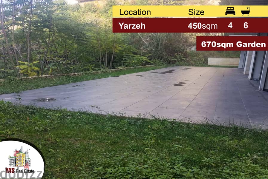 Yarzeh 450m2 | 670m2 Garden | Super Luxury | Prime Location | PA | 0