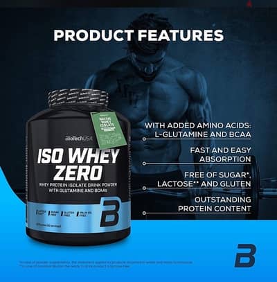 BIOTECH iso whey zero 2270g 90 serving only 95$