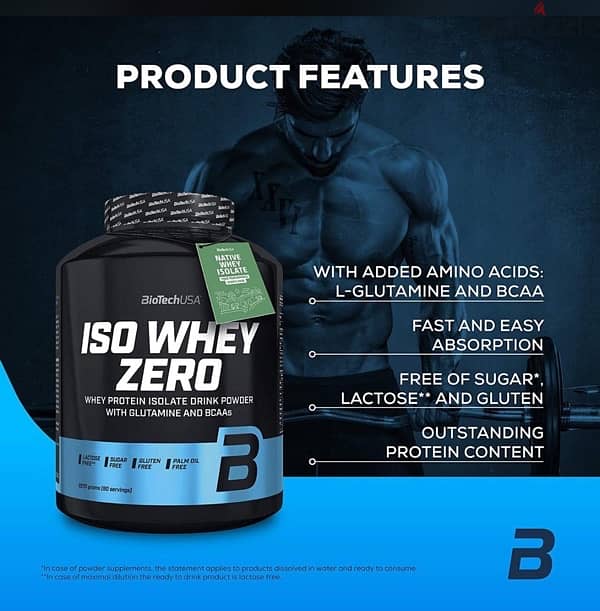 BIOTECH iso whey zero 2270g 90 serving only 95$ 0