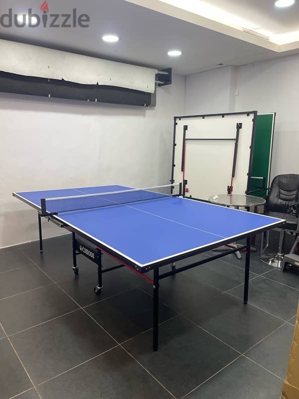 Table Tennis Ping Pong Indoor Chiodi with set of rackets 1