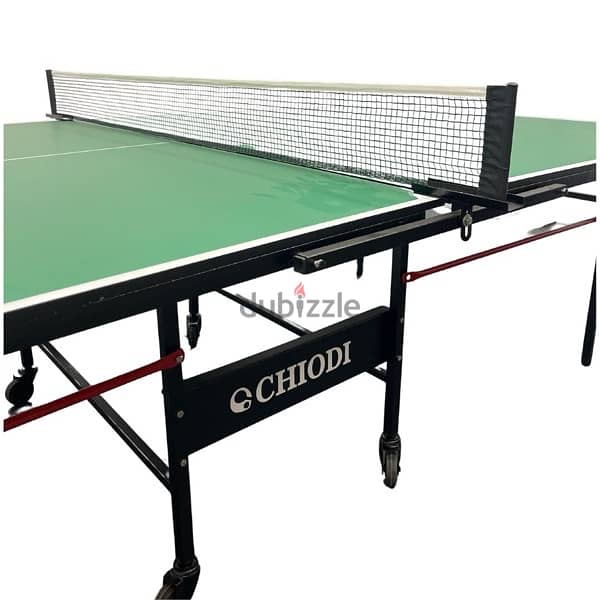 Ping Pong Tennis Table Outdoor Chiodi With Set Of Rackets 4