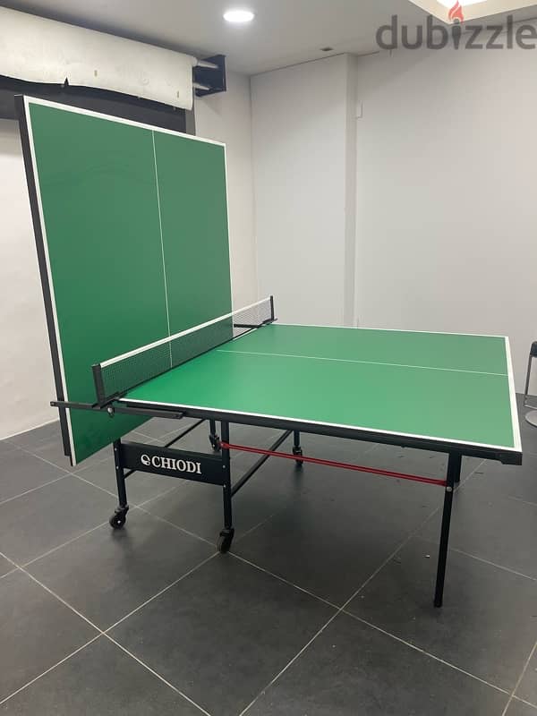 Tennis Table Ping Pong Outdoor Chiodi with set of rackets 1