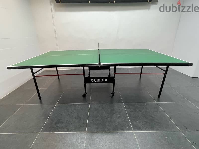 Tennis Table Ping Pong Outdoor Chiodi with set of rackets 2