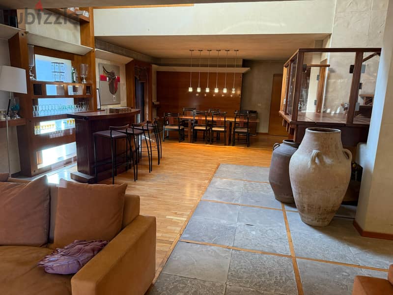 L16590-Penthouse Chalet For Rent in Mzar Kfarzebian 3