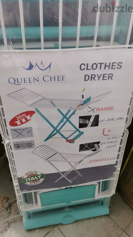 Clothes Dryer Stand QueenChef منشر غسيل بلاستيك إيطالي 0