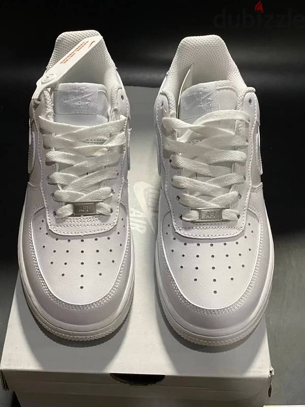 Airforce 1 full white fabric original 2