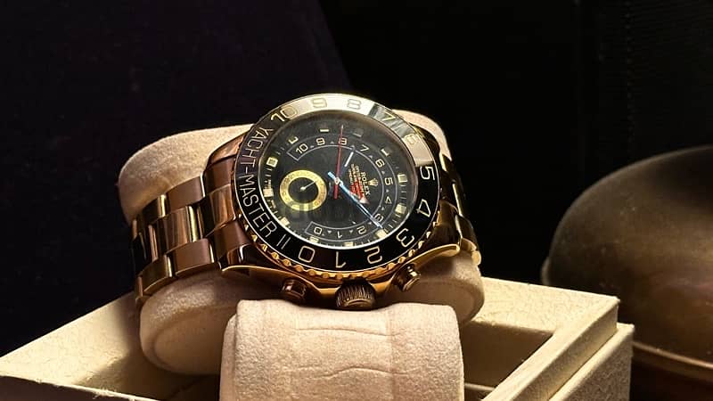 Rolex Yacht-Master II 44mm Yellow Gold Black Dial & Bezel 2