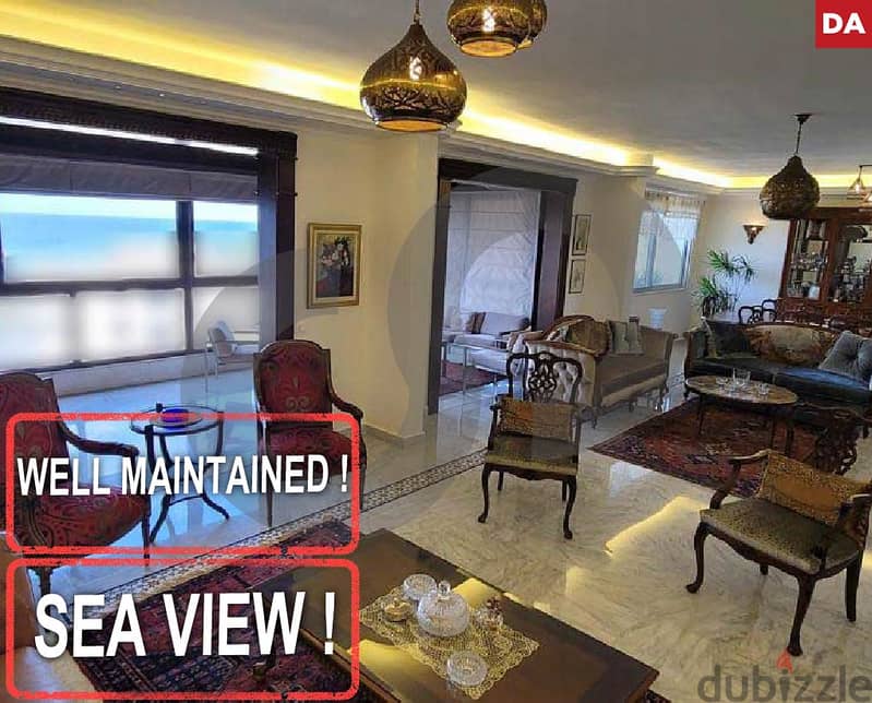 Sea view,highest standards, aley, dohat el hoss/دوحة الحص REF#DA115357 0