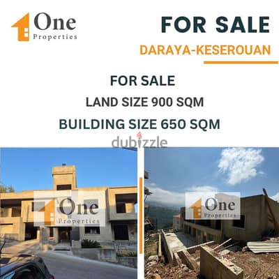 BUILT-UP LAND FOR SALE IN DARAYA-KESEROUAN