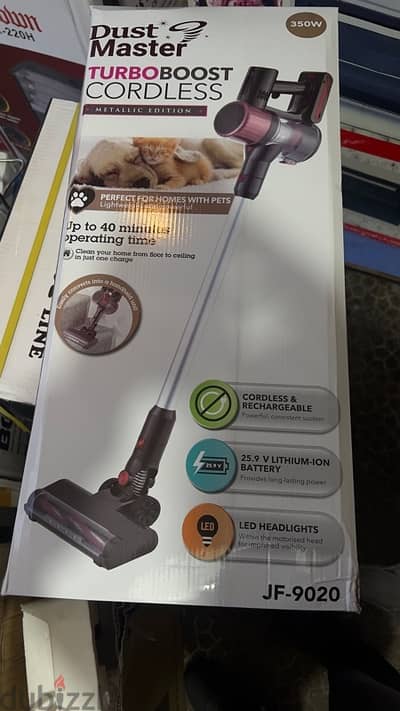 Dust Master turbo Boost 350W Cordless Vacuum Cleaner