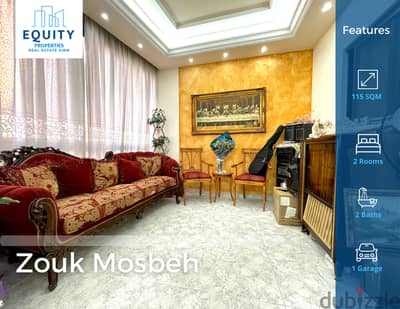 115SQM Apartment For Sale In Zouk Mosbehشقة للبيع في زوق مصبح#RK113725