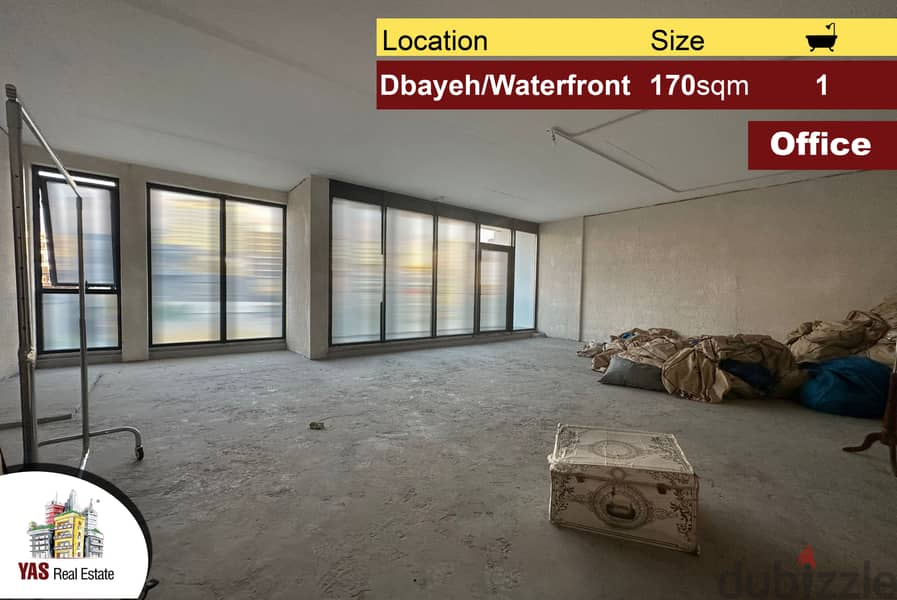 Dbayeh / Waterfront 107m2 | Office | Luxury | Prime Location | MJ 0