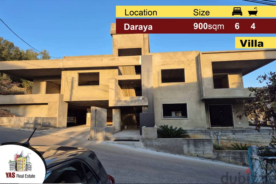 Daraya 900m2 | 350m2 Villa | Troc Available | Garden Available |A 0