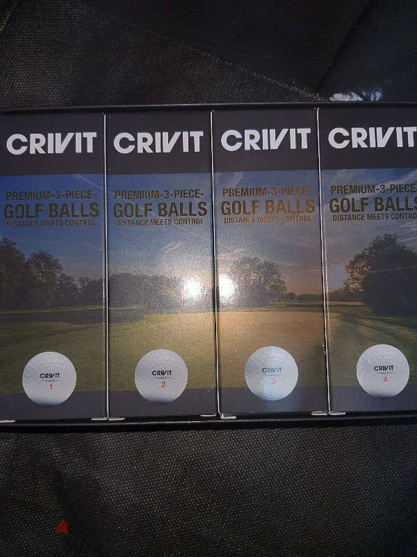 GOLF BALLS  PREMIUM  4x3  12  PIECES 1 2 3 4 CRIVIT 0