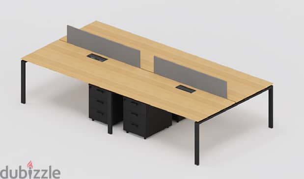 Vista Cluster of 4 face to face desks 0