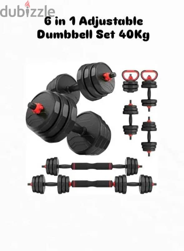 Adjustable Dumbbells Set 40kg 0