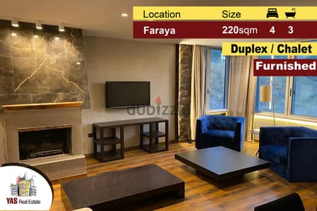 Faraya 220m2 | Charming Chalet | Duplex | Furnished | View | PA |