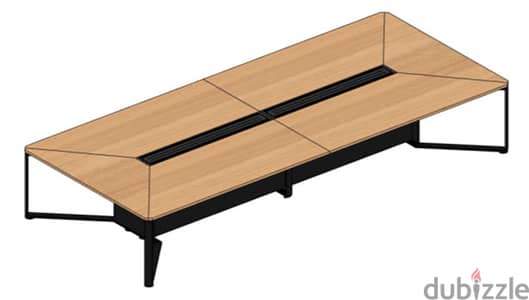 Vista meeting table including technical compartment