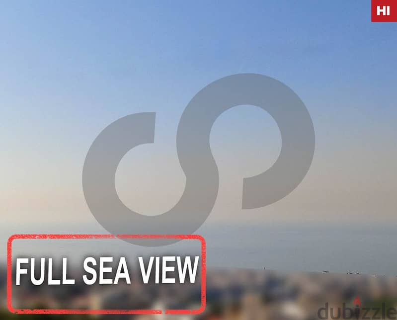 Full sea view, hot deal , aley, bchamoun madaris /بشامون  REF#HI115394 0