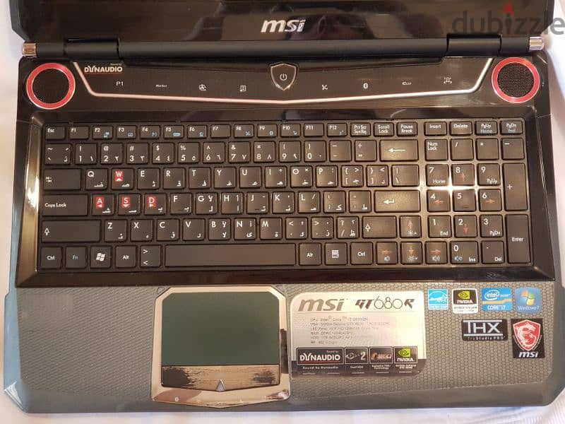 Black MSI corei7, gaming laptop 3