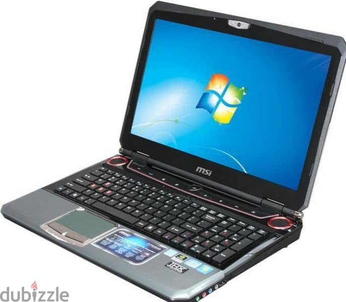 Black MSI corei7, gaming laptop 5