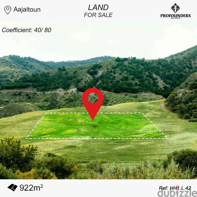 Land for Sale in Ajaltoun أرض للبيع في عجلتون 0