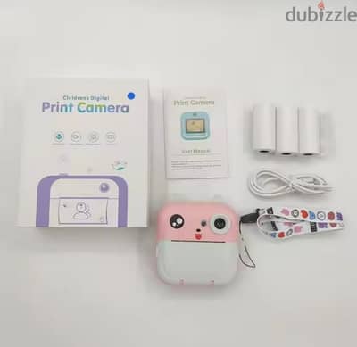 Children Instant Print Camera For Kids Mini  With Thermal Photo Paper