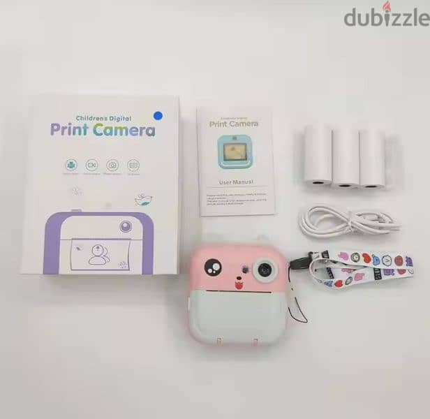 Children Instant Print Camera For Kids Mini  With Thermal Photo Paper 0