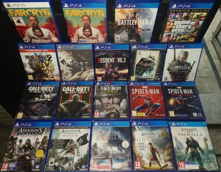 Ps4, Ps3 and Ps2 games. Xbox one/360, ps2,ps3,ps4 consoles 0