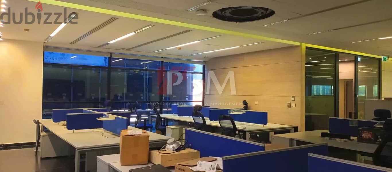 Amazing Furnished Office For Rent In Dbaye | Security | 400 SQM | 0