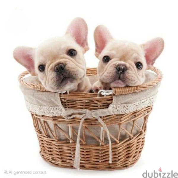 French Bulldog Puppies Light Cream Available in store/ dog كلاب 0