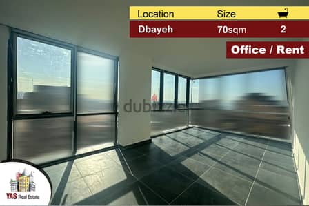 Dbayeh 70m2 | Luxury Office | New | Rent | Sea View | MJ |