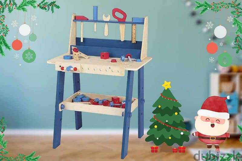 Playtive Children's Workbench Feature: Retro design 0