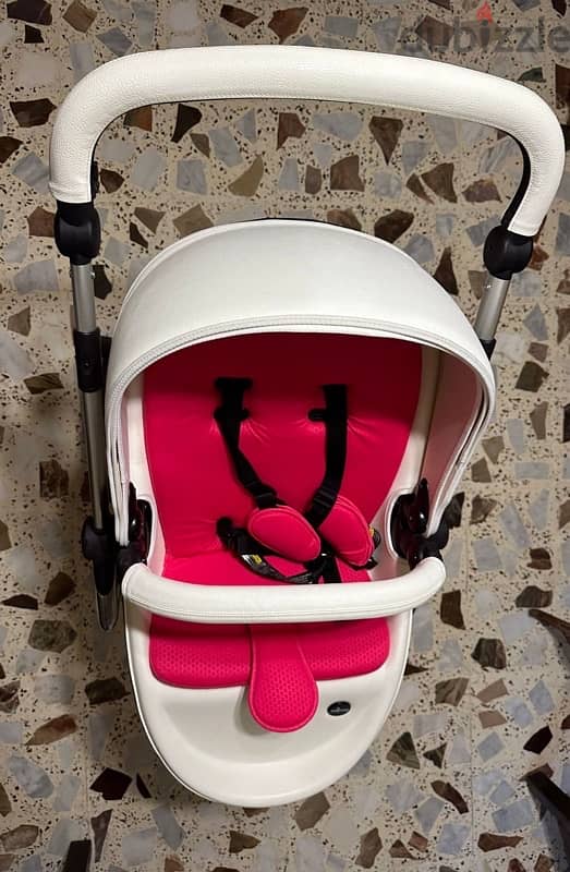 like new mima stroller with accessories 0