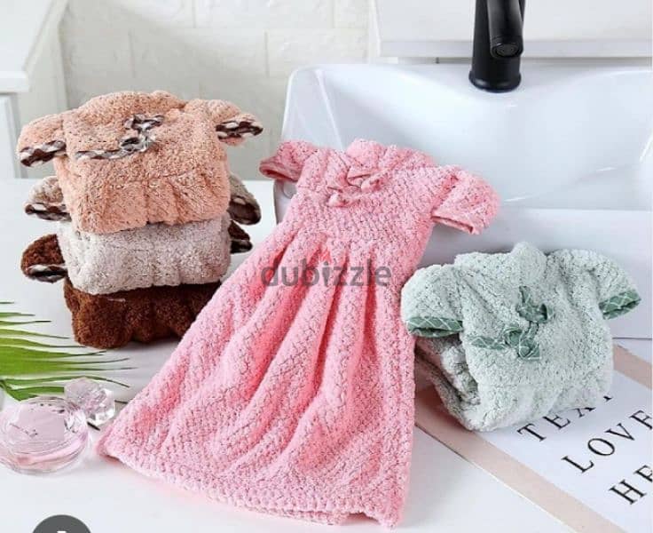 cute dress kitchen towel 2