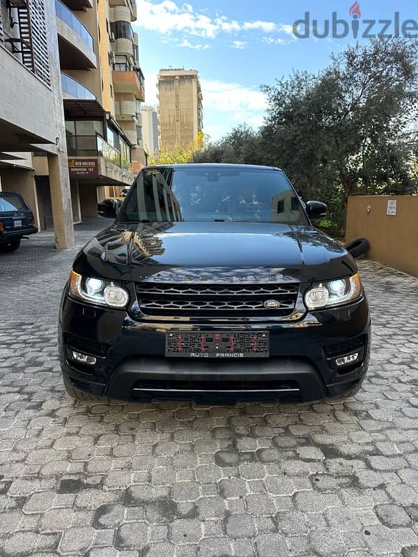 Range Rover Sport V8 supercharged 2017 black on basket (clean carfax) 0