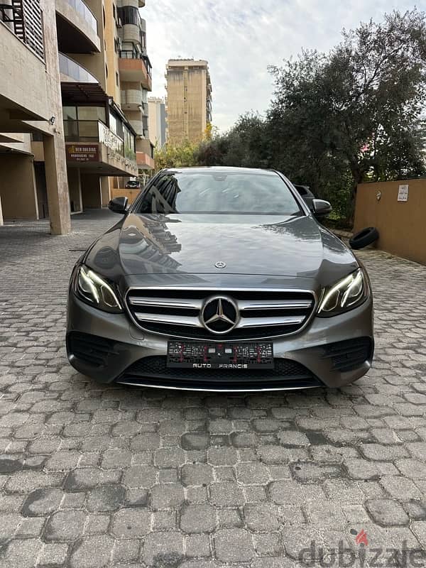 Mercedes E 300 AMG-line 2017 gray on black (clean carfax) 0